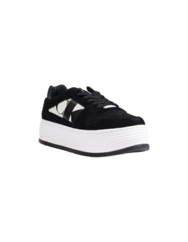 Baskets noires cuir Calvin Klein femme