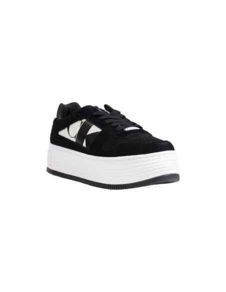 Baskets noires cuir Calvin Klein femme