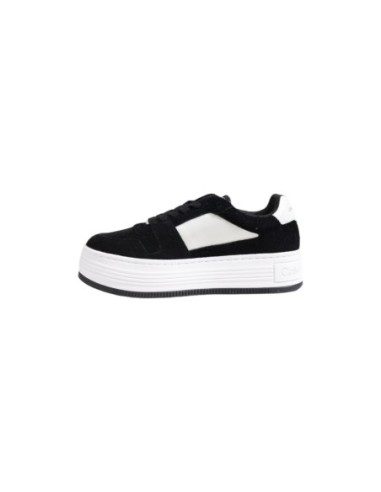 Baskets noires cuir Calvin Klein femme