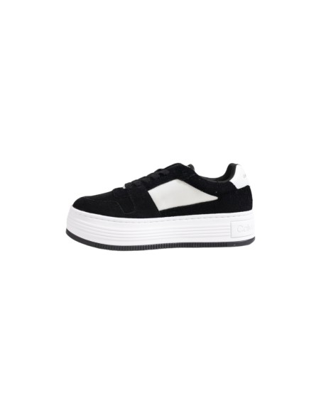 Baskets femme Calvin Klein noires cuir modernes