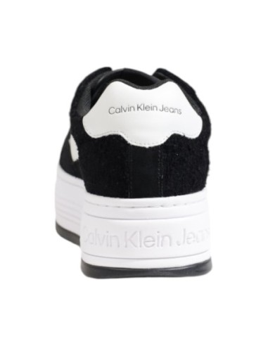 Baskets noires cuir Calvin Klein femme