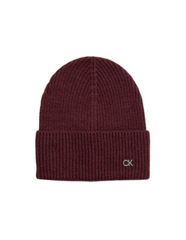 Écharpe bordeaux laine-cachemire Calvin Klein femme