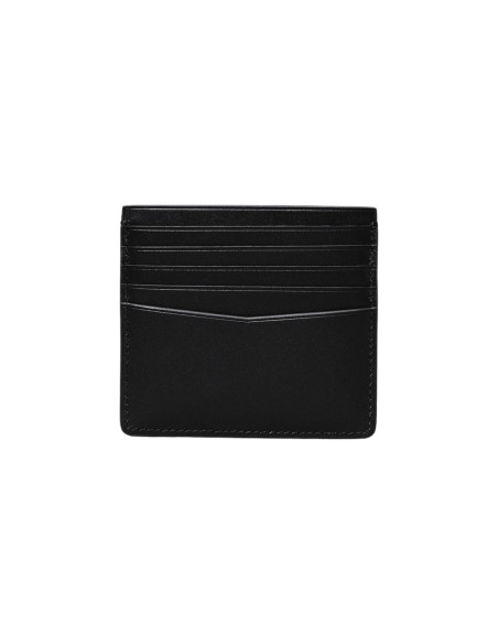 Portefeuille Calvin Klein cuir noir signature