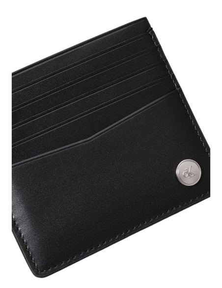 Portefeuille noir cuir Calvin Klein homme