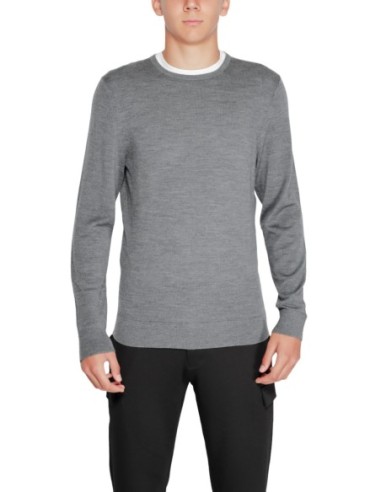 Pull gris laine Calvin Klein homme