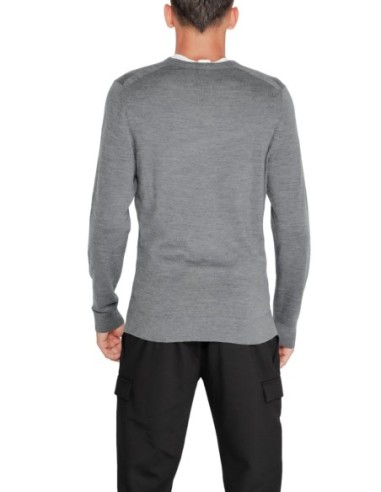 Pull gris laine Calvin Klein homme