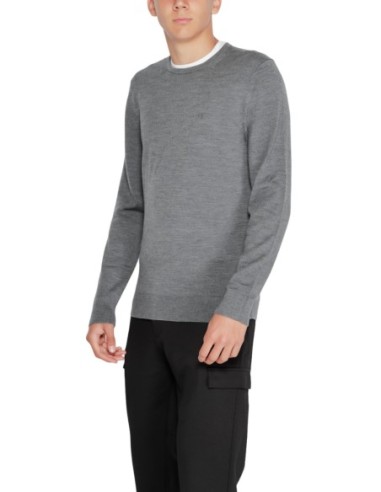 Pull gris laine Calvin Klein homme