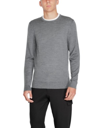 Pull gris laine Calvin Klein homme