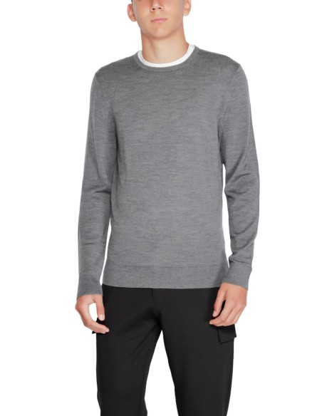 Pull gris laine Calvin Klein homme