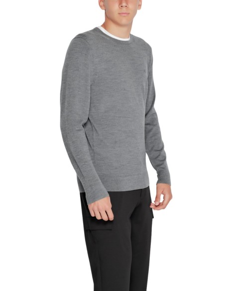 Pull gris laine Calvin Klein homme