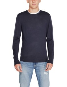 Pull bleu laine homme Calvin Klein