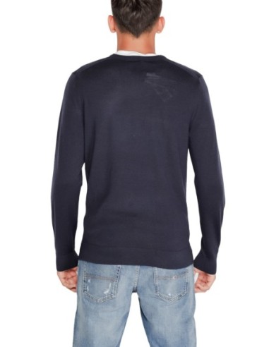 Pull bleu laine homme Calvin Klein