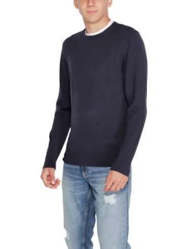 Pull bleu laine homme Calvin Klein