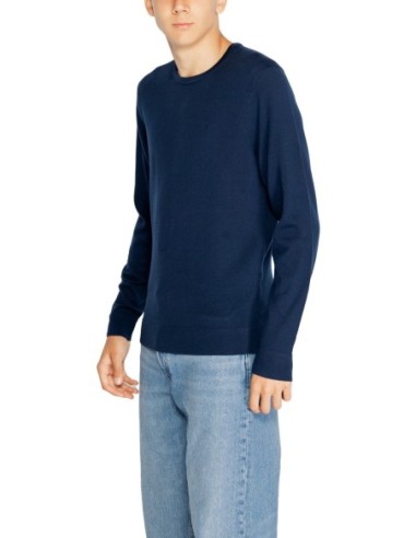 Pull laine bleu homme Calvin Klein