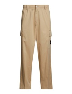 Pantalon beige coton stretch Calvin Klein homme
