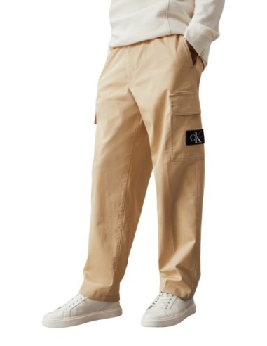 Pantalon beige coton stretch Calvin Klein homme