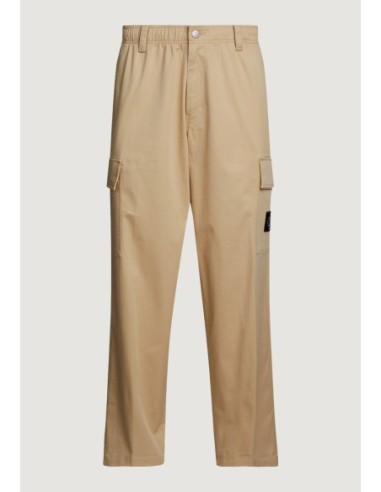 Pantalon beige coton stretch Calvin Klein homme