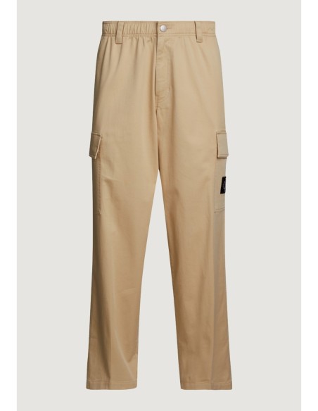 Pantalon beige coton stretch Calvin Klein homme