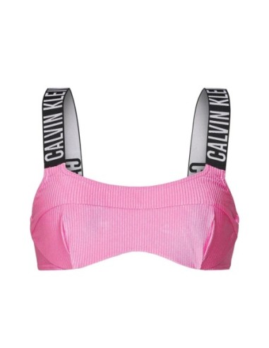 Maillot de bain rose bretelles femme Calvin Klein