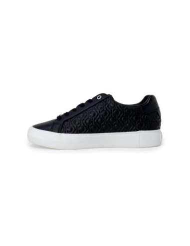 Baskets noires cuir Calvin Klein femme