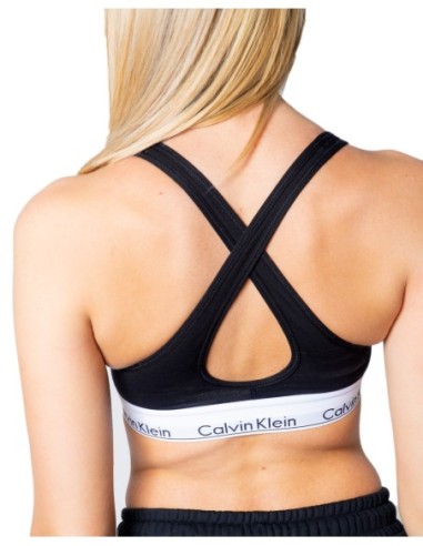 Top noir imprimé Calvin Klein Underwear femme