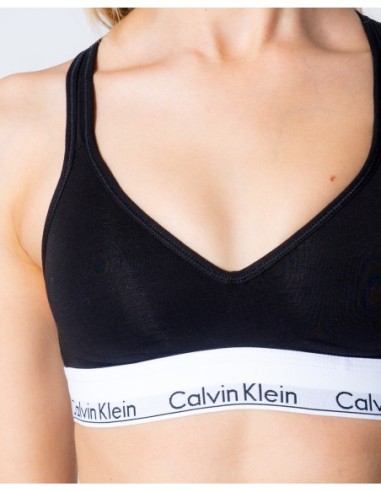 Top noir imprimé Calvin Klein Underwear femme