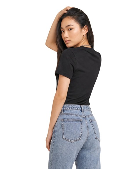 T-shirt noir imprimé Calvin Klein Jeans femme