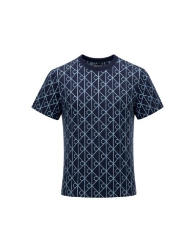 T-shirt bleu géométrique Calvin Klein Jeans femme