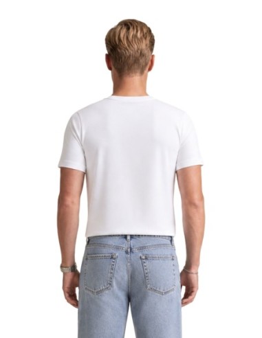 T-shirt blanc imprimé Calvin Klein Jeans homme
