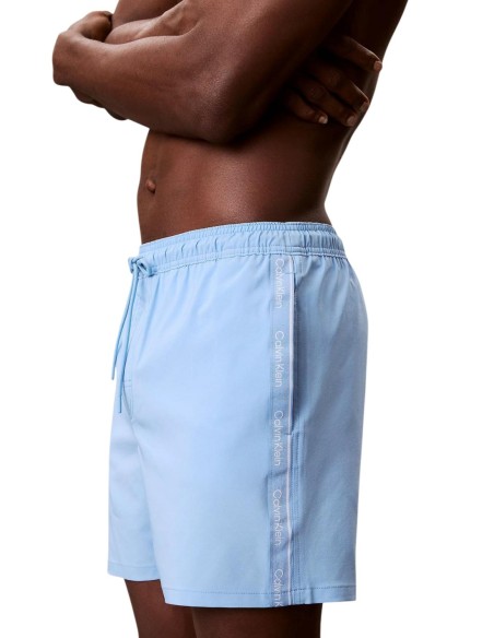 Short de bain bleu Calvin Klein Jeans homme