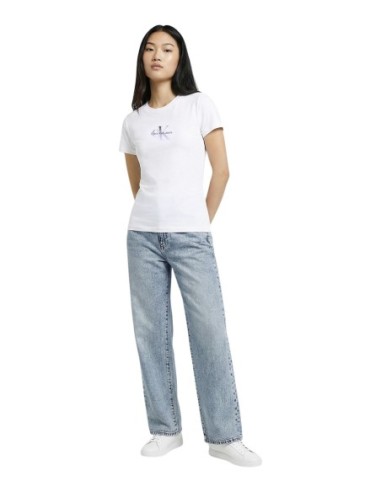T-shirt blanc Calvin Klein Jeans femme