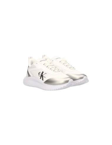 Baskets argentées Calvin Klein Jeans femme
