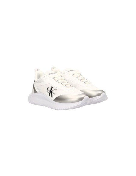 Baskets argentées Calvin Klein Jeans femme