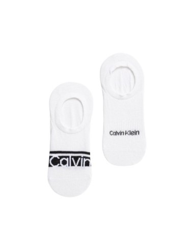 Chaussettes footie blanches CKJ – lot de 2 confort