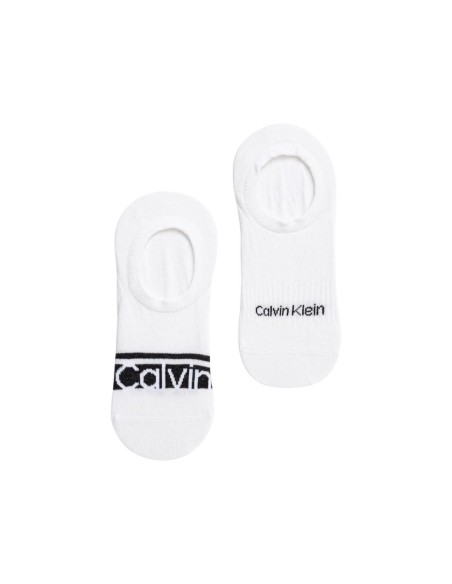Chaussettes footie blanches CKJ – lot de 2 confort