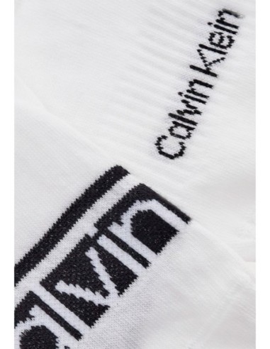 Chaussettes footie blanches CKJ – lot de 2 confort