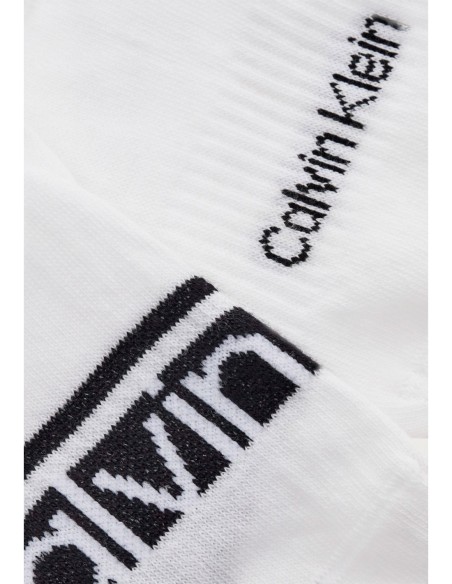 Chaussettes footie blanches CKJ – lot de 2 confort