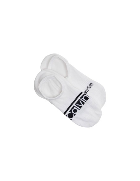 Chaussettes footie blanches CKJ – lot de 2 confort