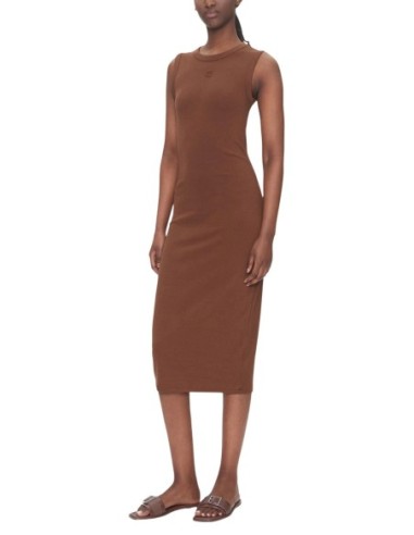 Robe marron Calvin Klein Jeans femme