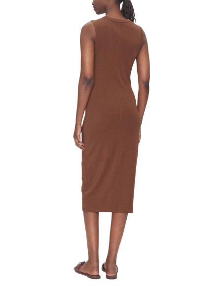 Robe marron Calvin Klein Jeans femme