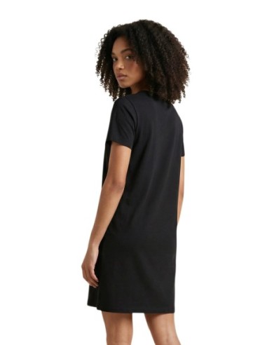 Robe noire imprimée Calvin Klein Jeans femme