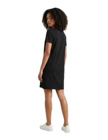 Robe noire imprimée Calvin Klein Jeans femme