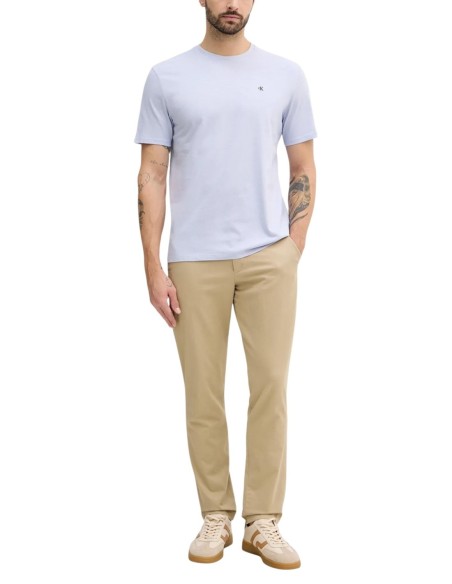 T-shirt bleu azur Calvin Klein Jeans homme