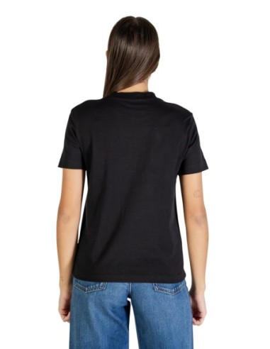 T-shirt noir imprimé Calvin Klein Jeans femme