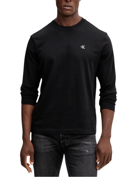 T-shirt noir manches longues Calvin Klein Jeans homme