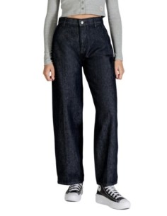 Jeans bleu coton bio Calvin Klein Jeans femme