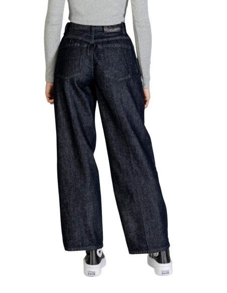 Jeans bleu coton bio Calvin Klein Jeans femme