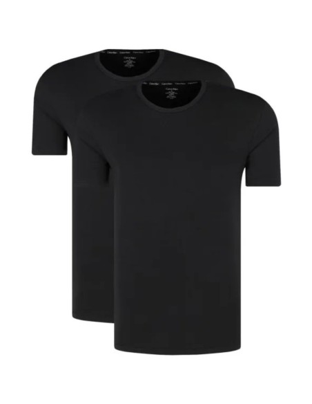 Tee-shirt homme noir CK – coton stretch moderne