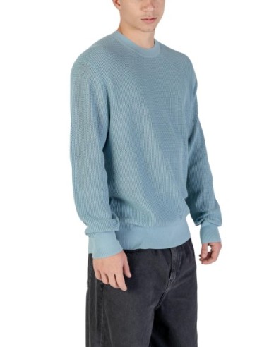 Pull bleu azur Calvin Klein Jeans homme