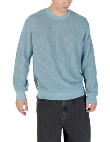 Pull bleu azur Calvin Klein Jeans homme